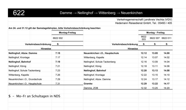 Linie 622